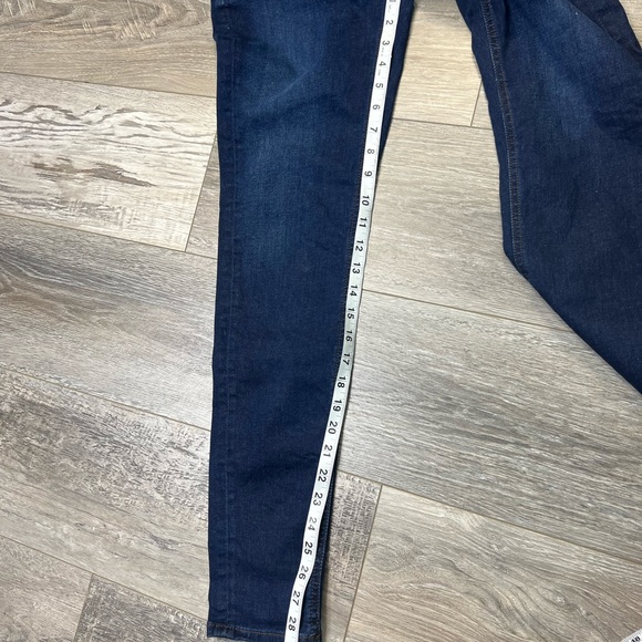 LOFT HI RISE SKINNY COTTON BLUE JEANS - Picture 6 of 9